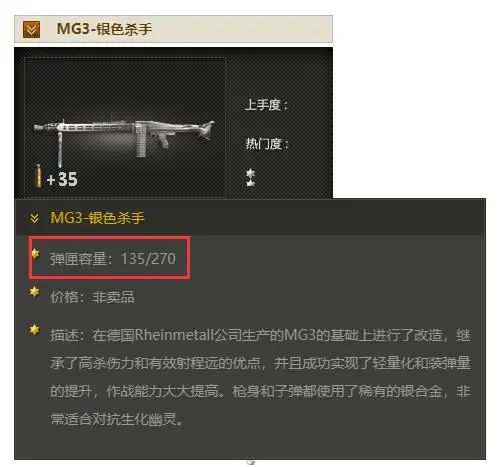 穿越火线的经典神器：MG3-银色杀手  第1张